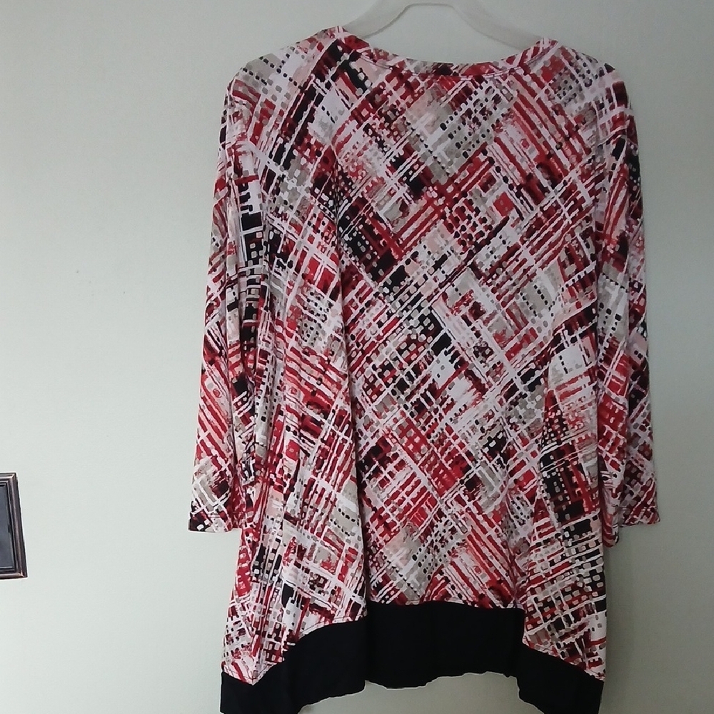 Ruby Rd. Multicolor Patterned Blouse XL - Picture 3 of 3